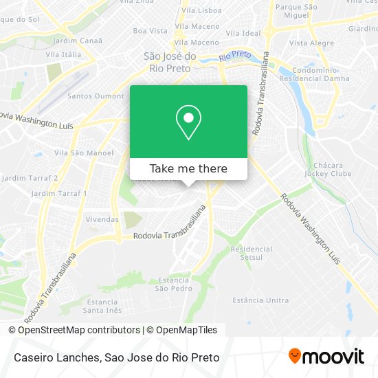 Caseiro Lanches map