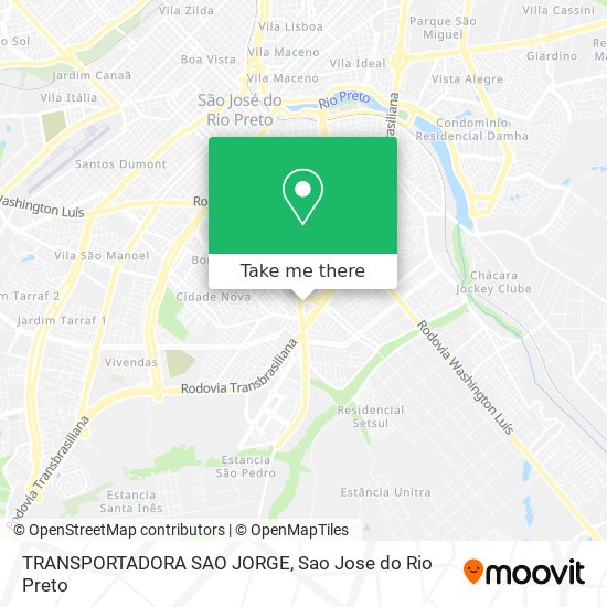 TRANSPORTADORA SAO JORGE map
