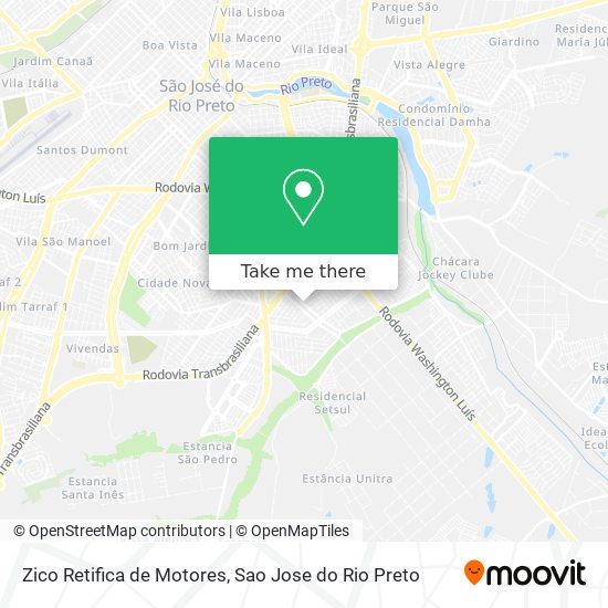 Zico Retifica de Motores map