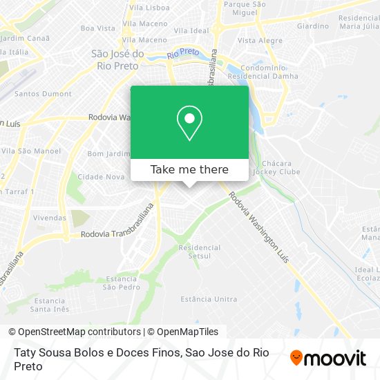 Taty Sousa Bolos e Doces Finos map