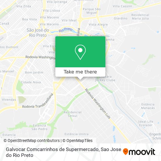 Galvocar Comcarrinhos de Supermercado map