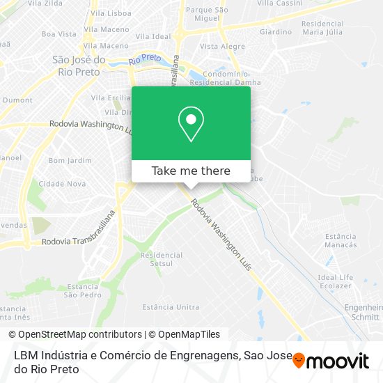 LBM Indústria e Comércio de Engrenagens map