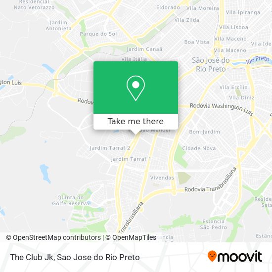 The Club Jk map