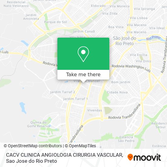 CACV CLINICA ANGIOLOGIA CIRURGIA VASCULAR map