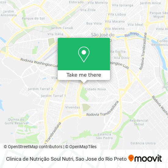 Clinica de Nutrição Soul Nutri map