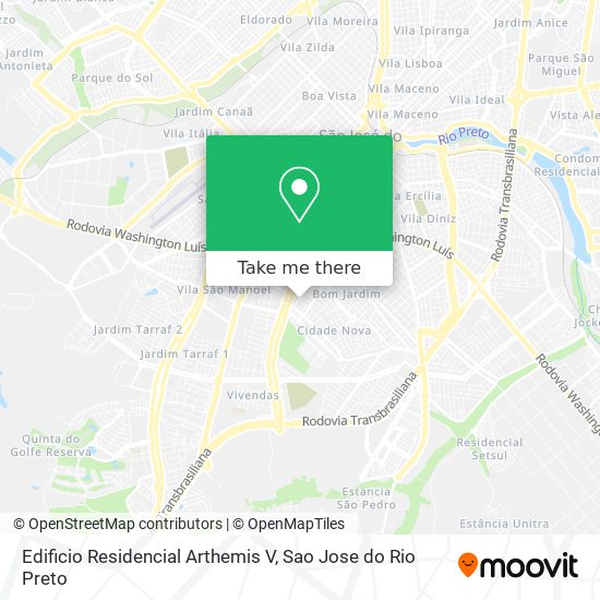 Edificio Residencial Arthemis V map