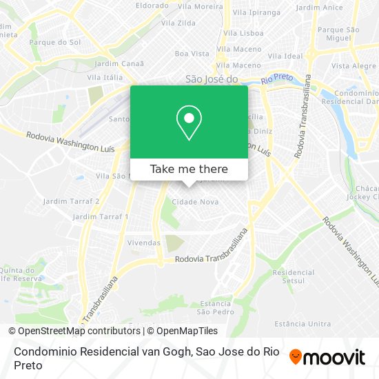 Condominio Residencial van Gogh map