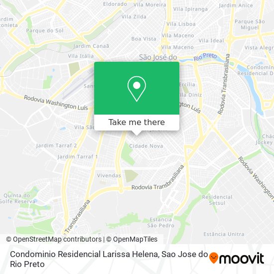 Condominio Residencial Larissa Helena map