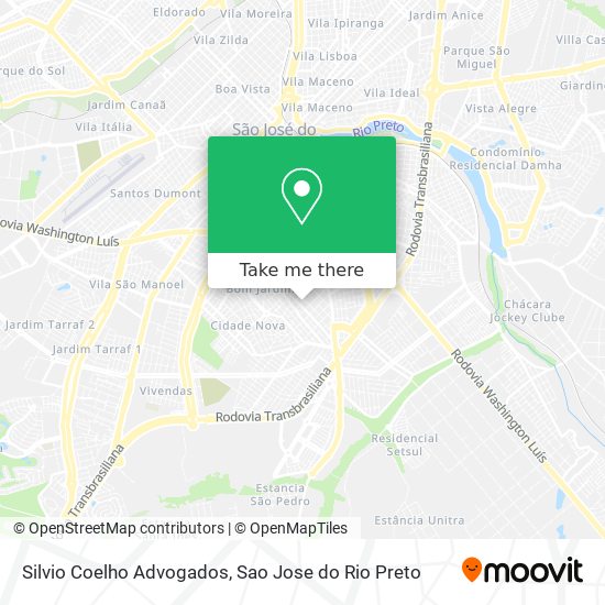 Silvio Coelho Advogados map