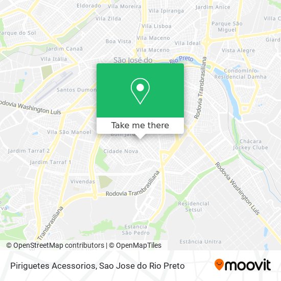 Piriguetes Acessorios map