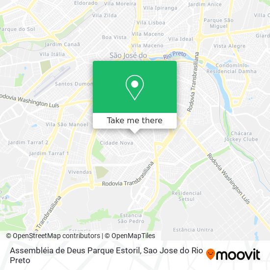Assembléia de Deus Parque Estoril map