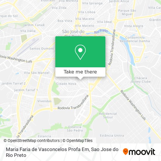 Maria Faria de Vasconcelos Profa Em map
