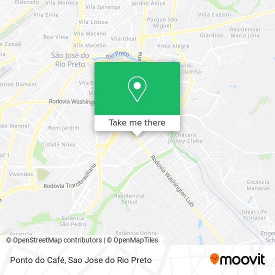 Ponto do Café map