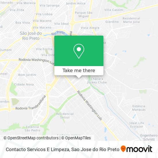 Contacto Servicos E Limpeza map