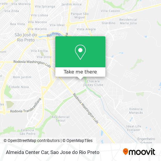 Almeida Center Car map