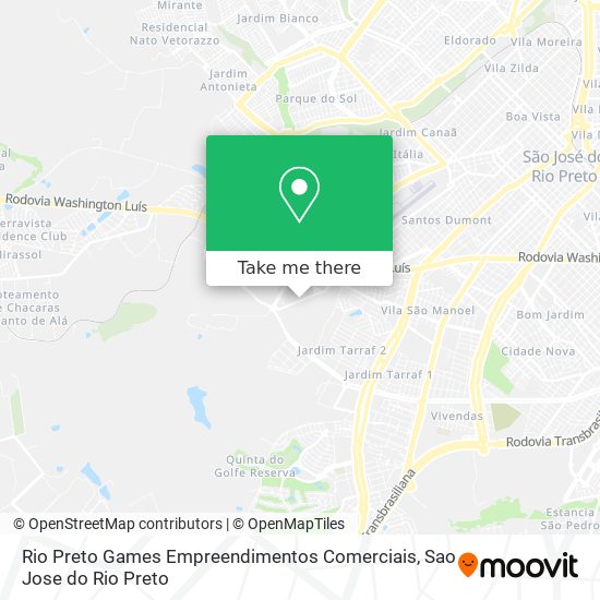 Rio Preto Games Empreendimentos Comerciais map