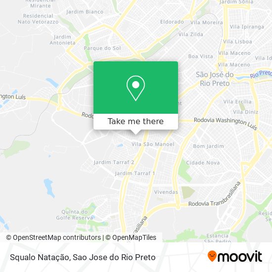 Squalo Natação map