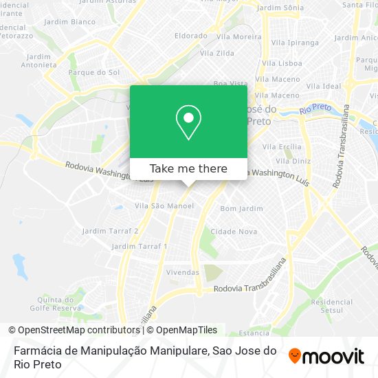 Farmácia de Manipulação Manipulare map
