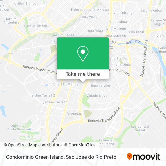 Condominio Green Island map