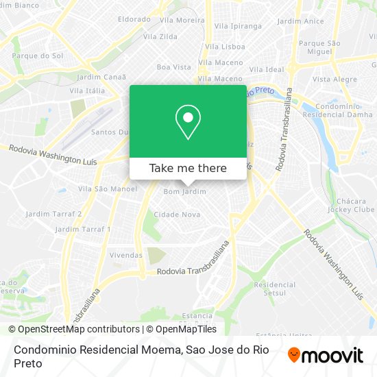 Condominio Residencial Moema map