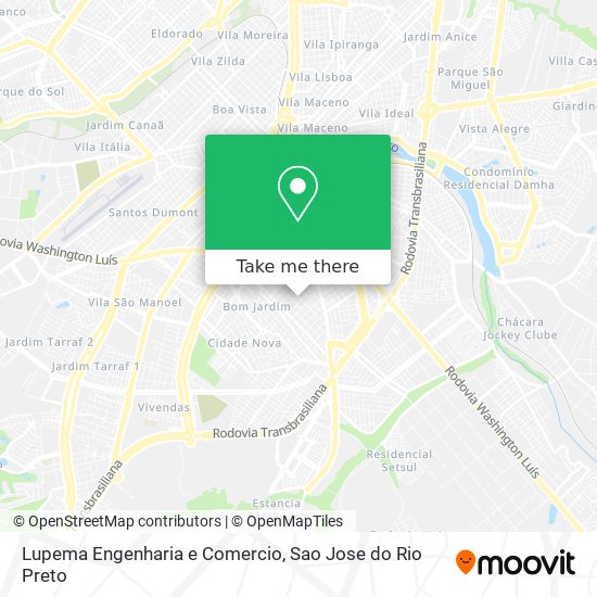 Lupema Engenharia e Comercio map