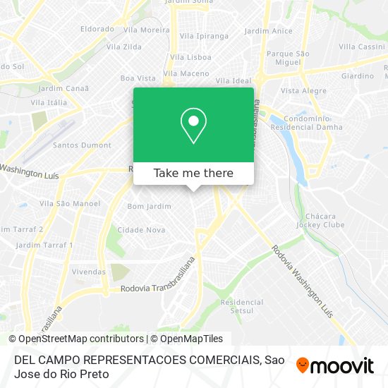 DEL CAMPO REPRESENTACOES COMERCIAIS map