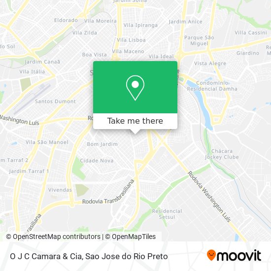 O J C Camara & Cia map