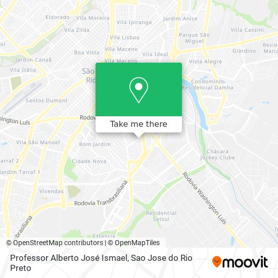 Professor Alberto José Ismael map