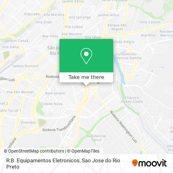 R.B. Equipamentos Eletronicos map