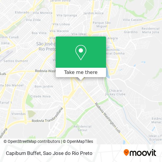 Capibum Buffet map