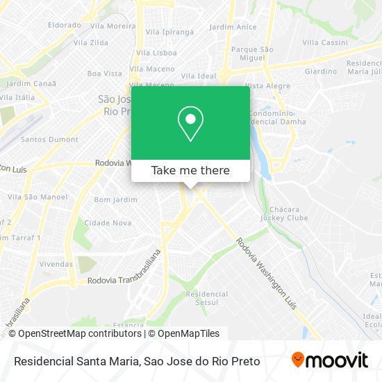 Residencial Santa Maria map