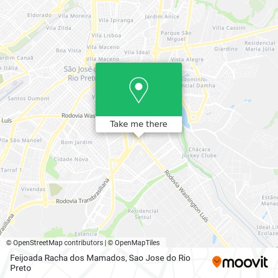 Feijoada Racha dos Mamados map