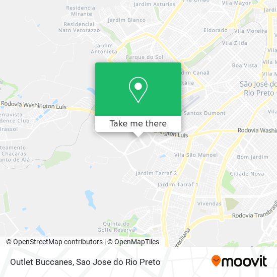 Outlet Buccanes map