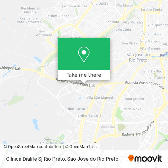 Clínica Dialife Sj Rio Preto map