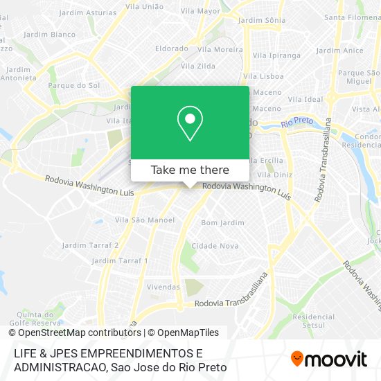 LIFE & JPES EMPREENDIMENTOS E ADMINISTRACAO map