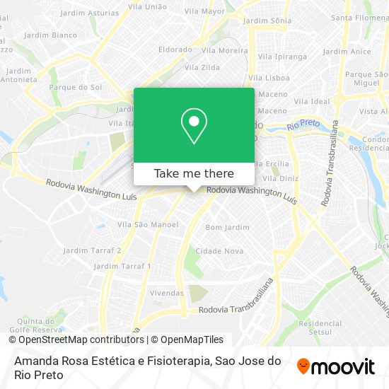 Amanda Rosa Estética e Fisioterapia map