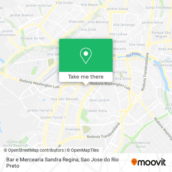 Bar e Mercearia Sandra Regina map