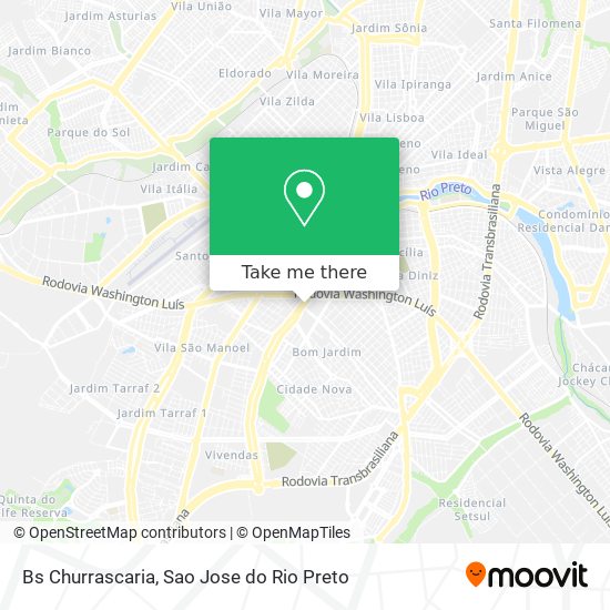 Bs Churrascaria map