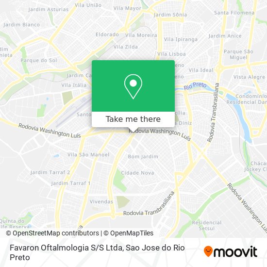 Favaron Oftalmologia S/S Ltda map