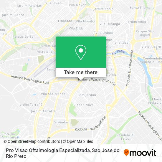 Pro Visao Oftalmologia Especializada map