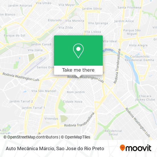 Auto Mecânica Márcio map