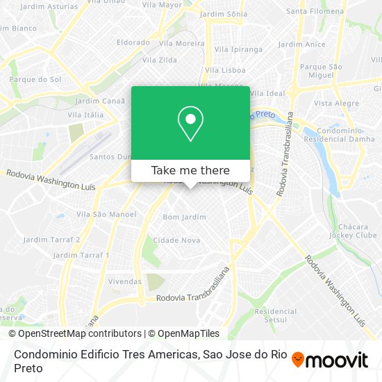 Condominio Edificio Tres Americas map