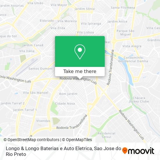 Longo & Longo Baterias e Auto Eletrica map
