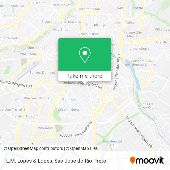 L.M. Lopes & Lopes map