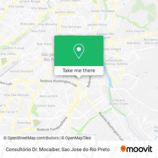 Consultório Dr. Mocaiber map