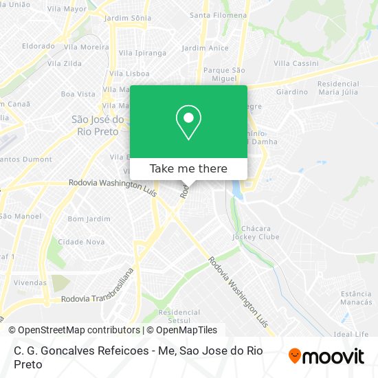C. G. Goncalves Refeicoes - Me map