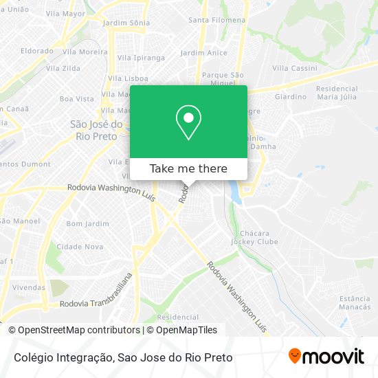 Colégio Integração map
