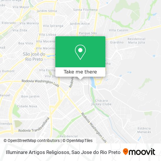 Illuminare Artigos Religiosos map