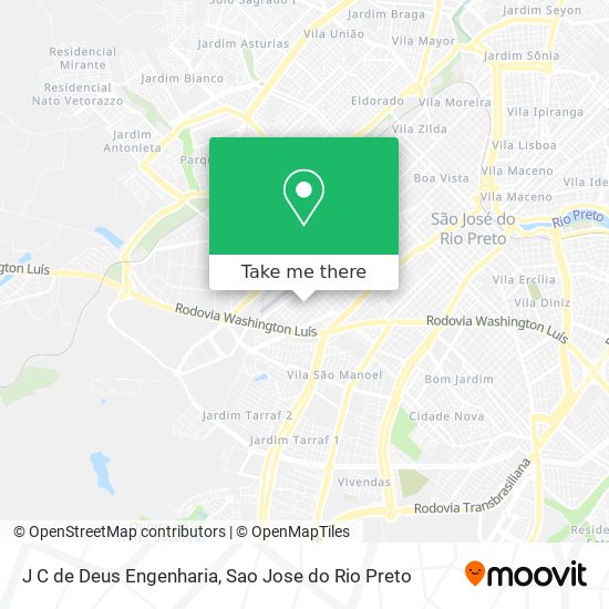 J C de Deus Engenharia map