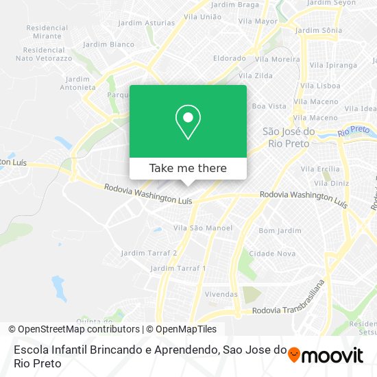 Escola Infantil Brincando e Aprendendo map